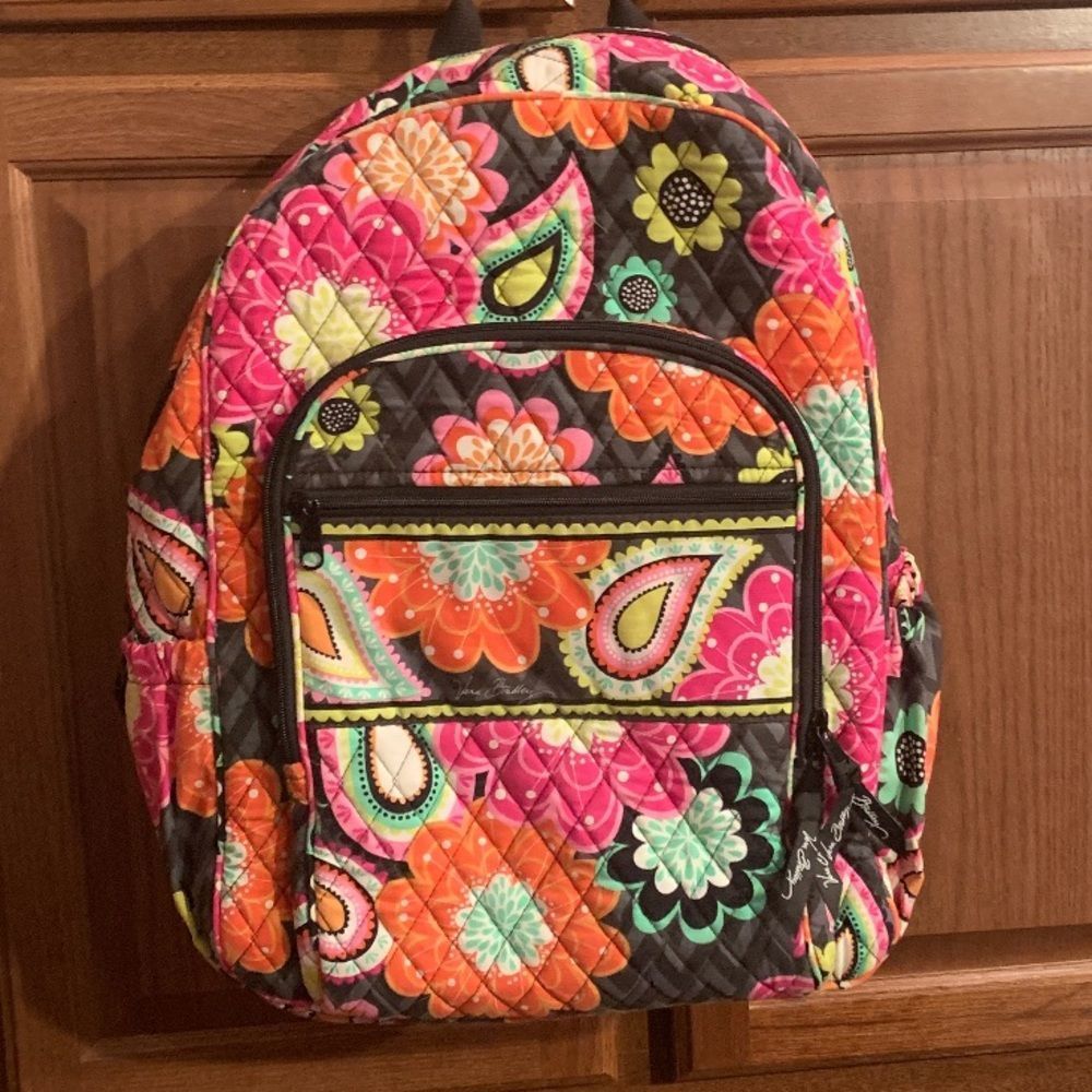 Vera Bradley Large Backpack Bag Ziggy Zennia